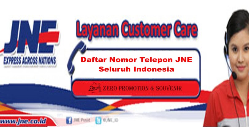 Daftar Nomor Telepon JNE Seluruh Indonesia | zeropromosi | souvenir barang  promosi & grosir souvenir kantor