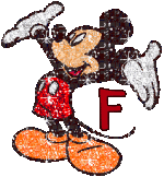 Alfabeto brillante de Mickey Mouse F.