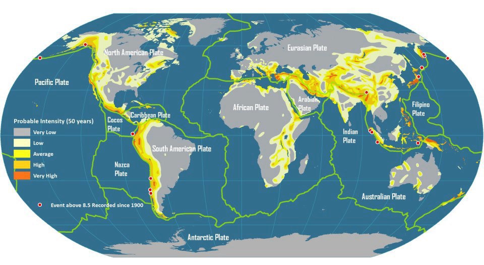 Mapping Seismic Activity: Vulnerable vs. Non-Vulnerable Regions