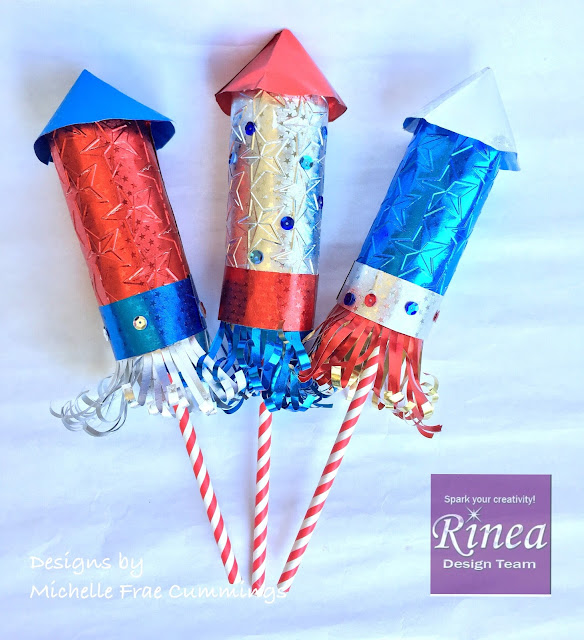 4th of July Decorations with Rinea Foiled Paper