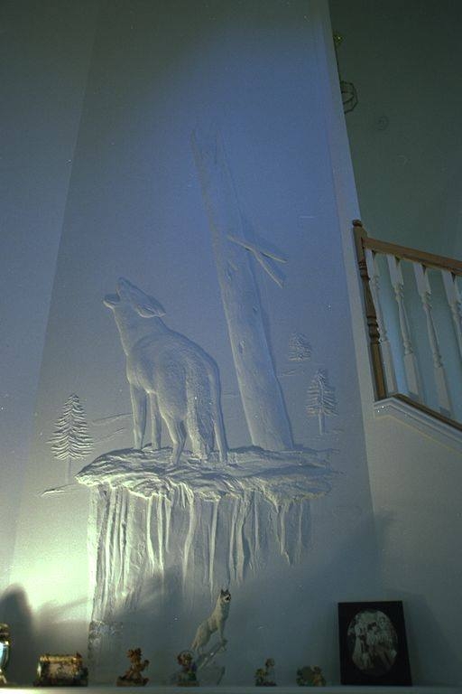 Design Stack A Blog About Art And Architecture Painting Sculpting Drywall Wildlife - Drywall Art Sculpture By Bernie Mitchell