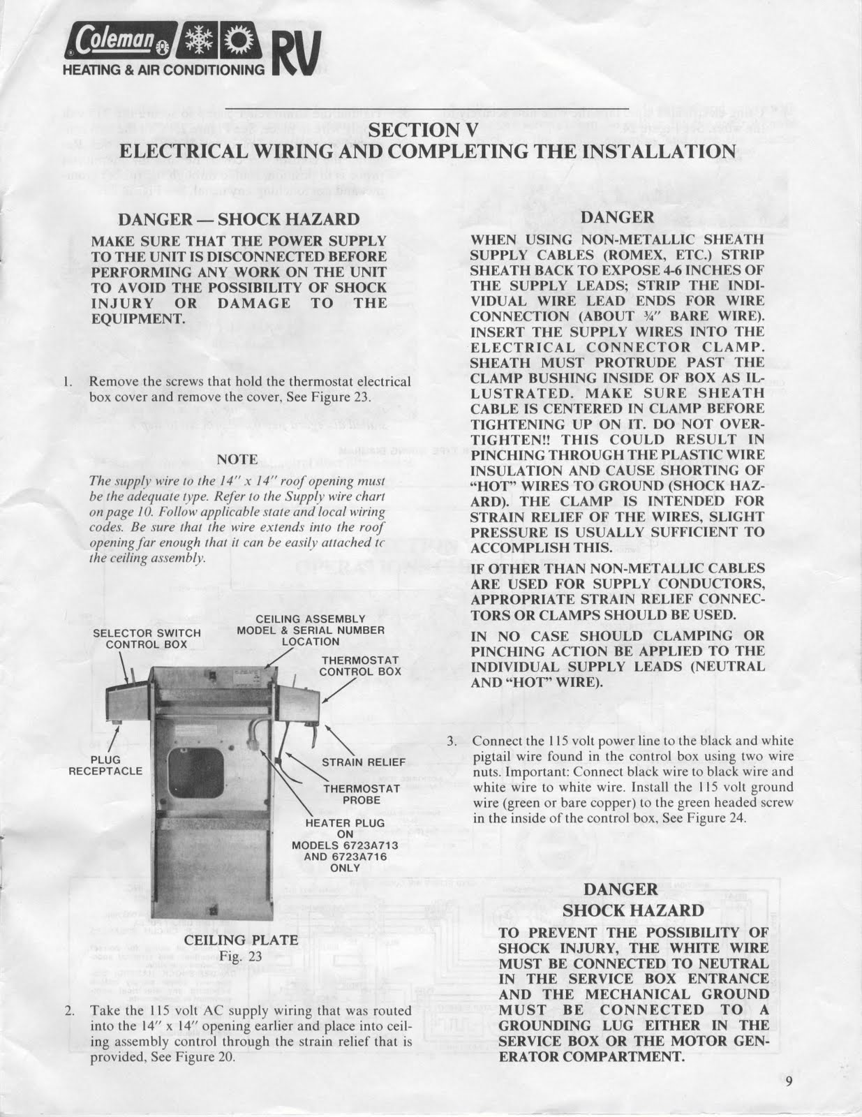 Coleman Mach Rv Air Conditioner Manual