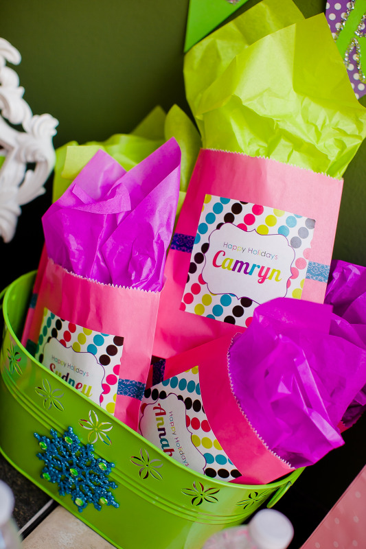 Kara s Party Ideas Merry   Bright Colorful Holiday Children s Christmas Party  - 58