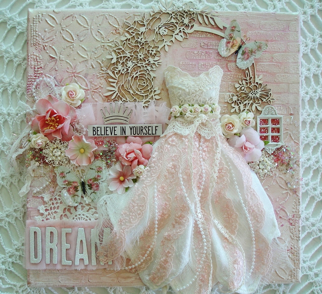 Reneabouquets Everyday Elegance Dress Form Canvas