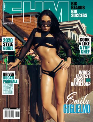 FHM Sweden – January 2020 Cover Feature beautiful Emily Guglielmo