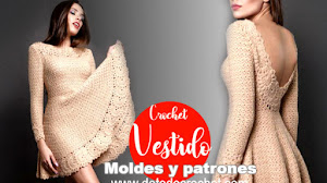 Vestido Crochet Falda Campana / DIY