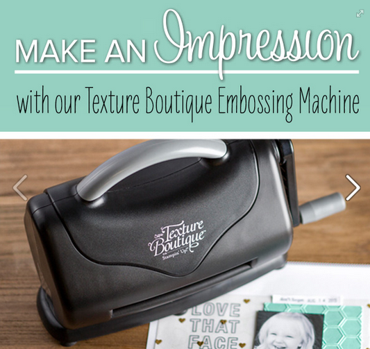 Creative Cards by Pat Introducing the Texture Boutique Embossing Machine!