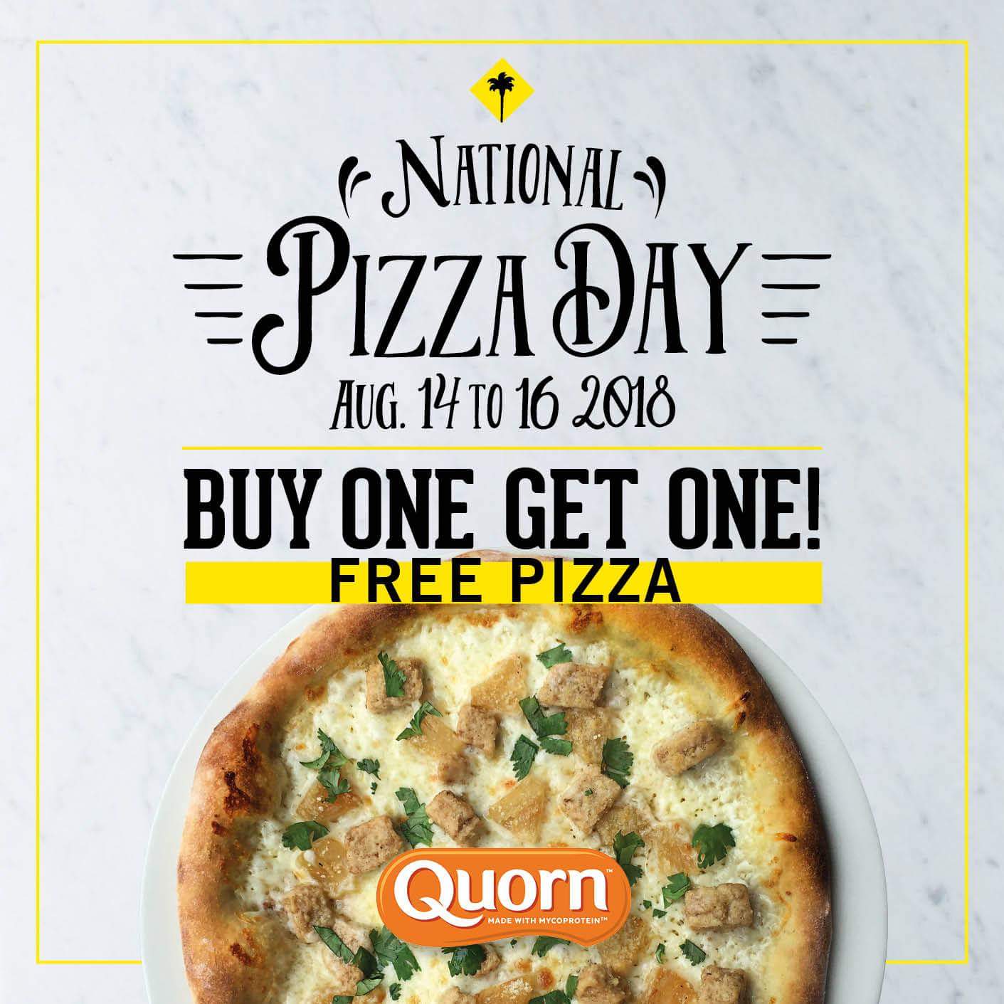 The Daily Talks California Pizza Kitchen National Pizza Days August 2018