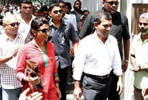 maldives-nasheed-indian-high-commission, National News
