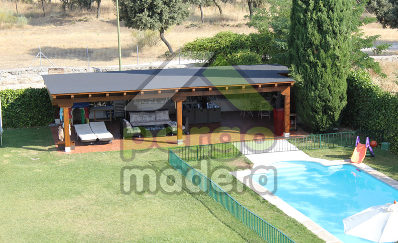 Pergomadera, Estructuras de Madera: Cenador de madera de exterior