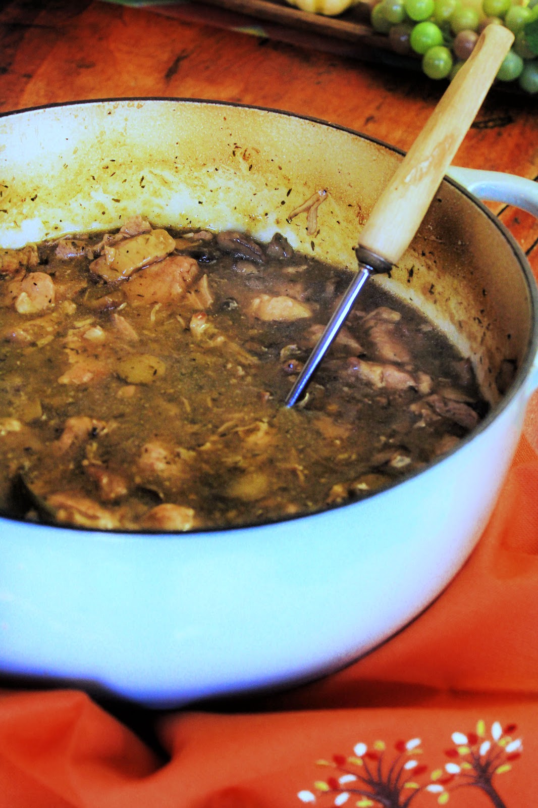 Sage Pork Tips and Rice Dressing