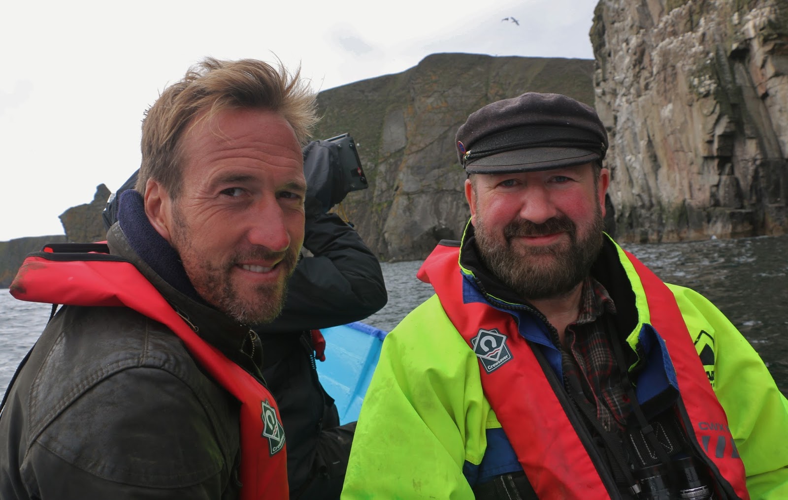 Fair Isle Tommy H Hyndman & Ben Fogle's New Lives in the Wild. UK.
