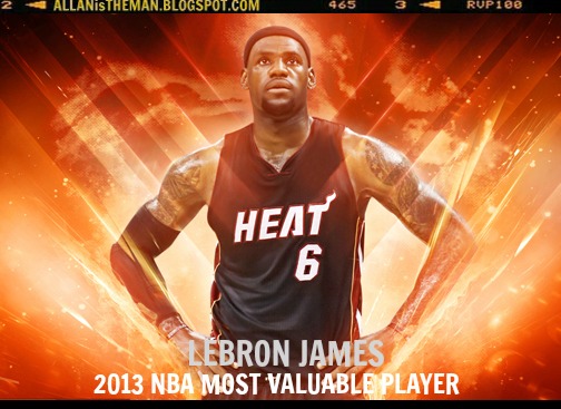 Lebron James NBA MVP 2013