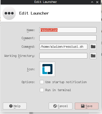 Launcher editor