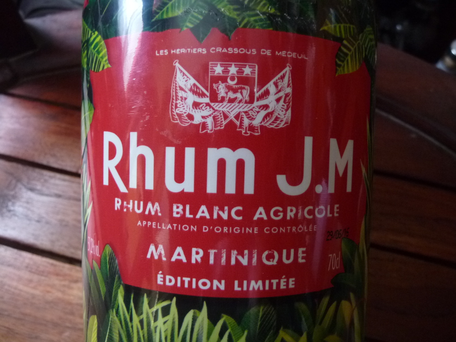 Rhum Agricole JM Rhum Blanc 50° - Christian de Montaguère