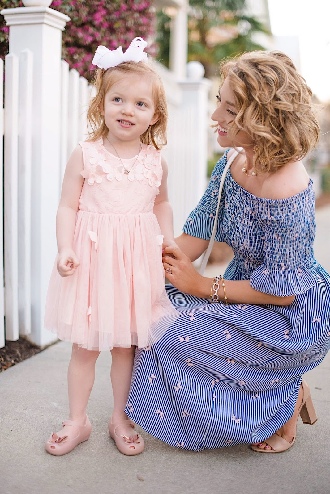 Easter Outfits: Mommy and Me Butterfly Dresses - Something Delightful Blog