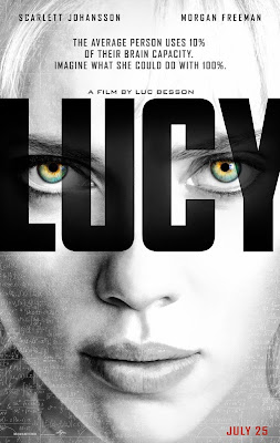 Poster for Luc Besson's Lucy starring Scarlett Johansson