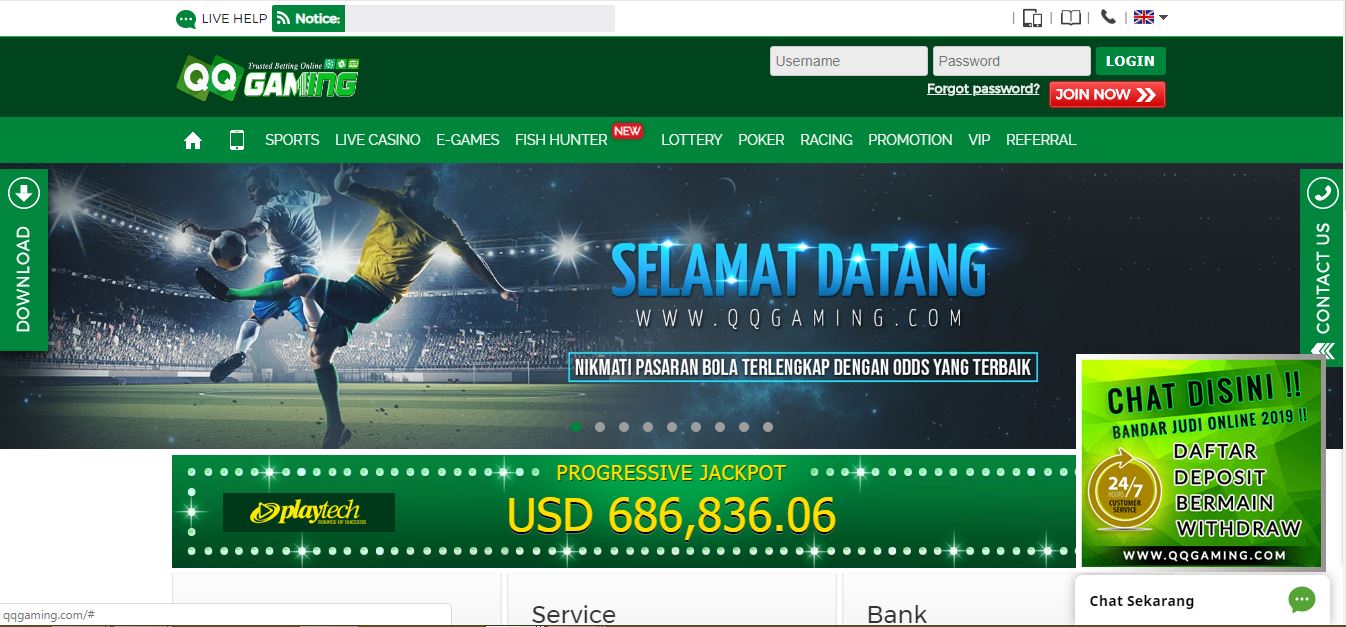 Judi Bola Online QQGaming Sportsbook IBCbet - Bola Toengkall