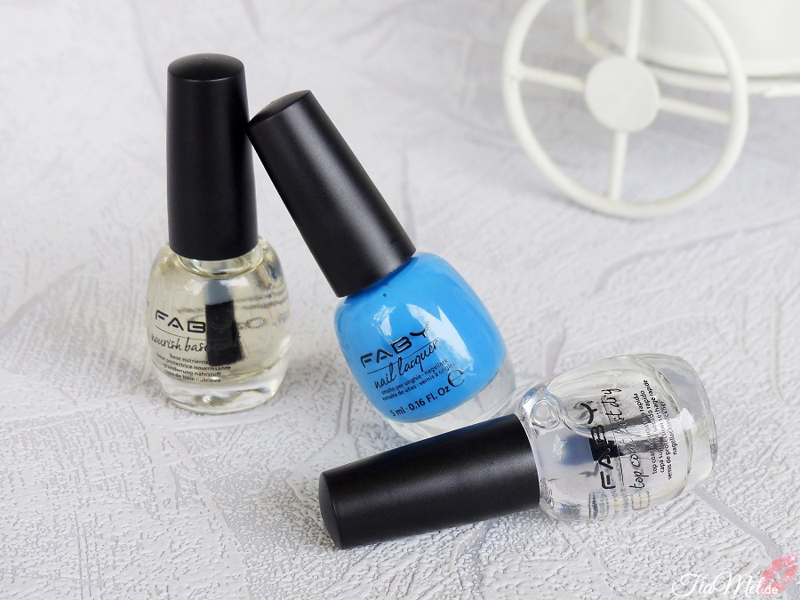 [Nails] FABY nail lacquer Mini Sunglasses and Bikini, Nourish Base Coat