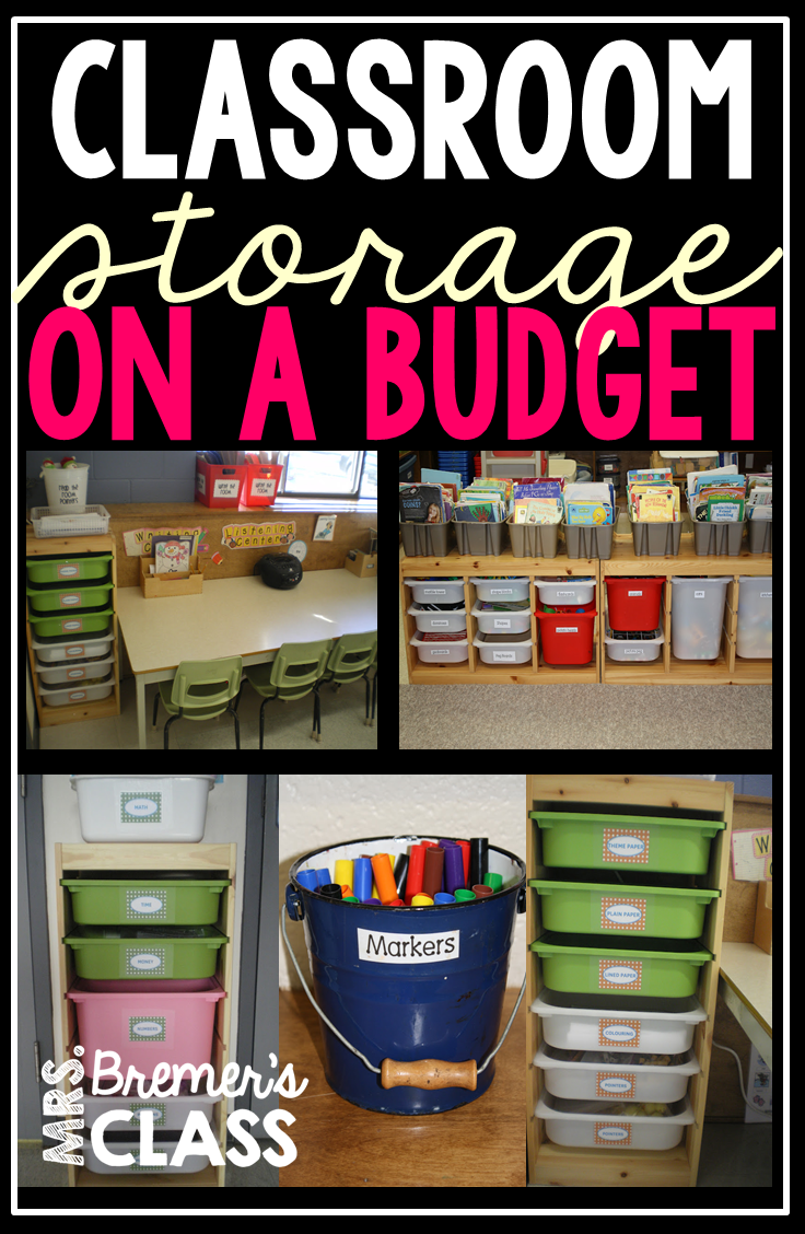 Mrs. Bremer's Class Storage...How I Love Thee