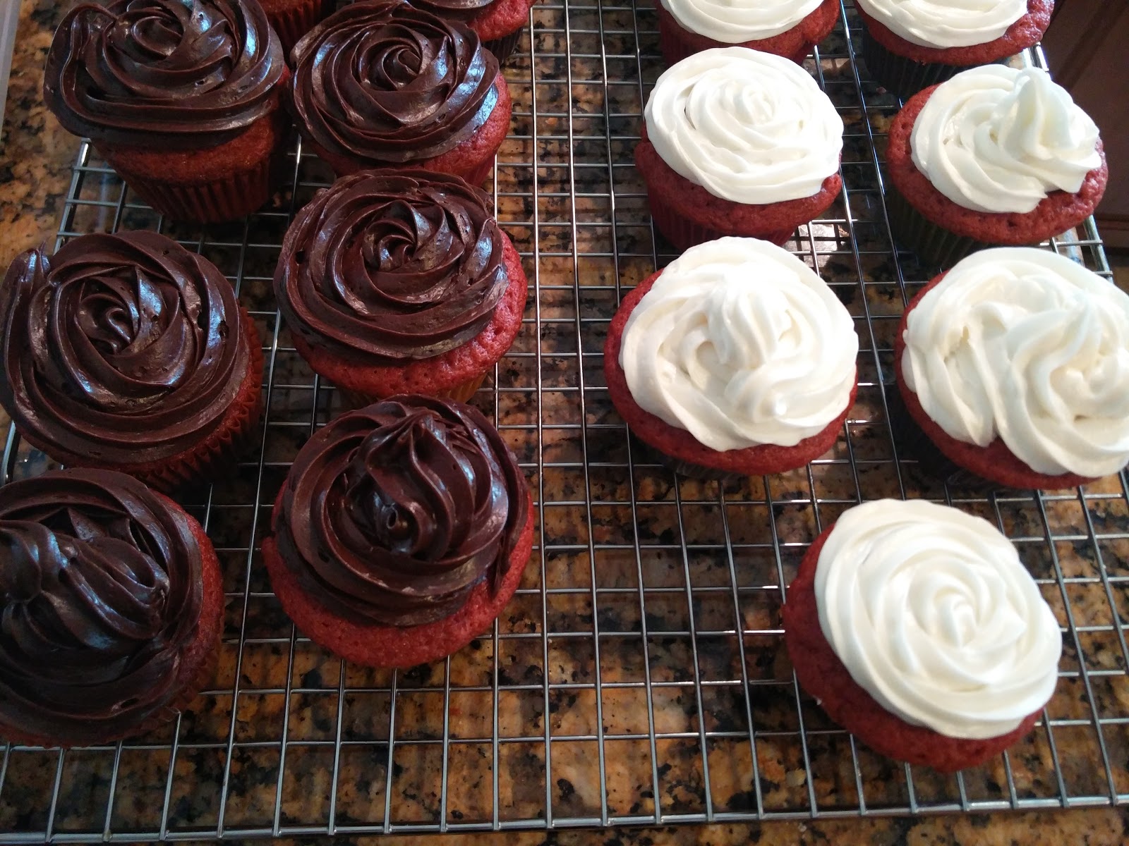 Nick and Alona Kitchen Red Velvet Cupcakes