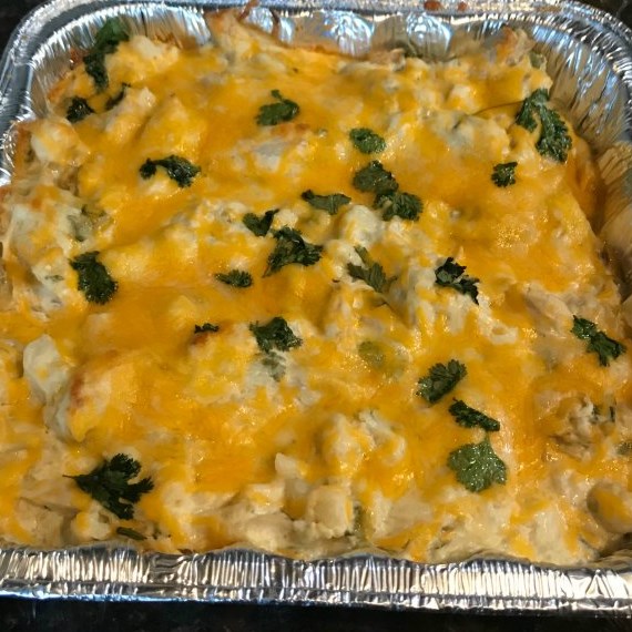 Low Carb Salsa Verde Chicken Casserole Recipe #ketorecipe #glutenfree