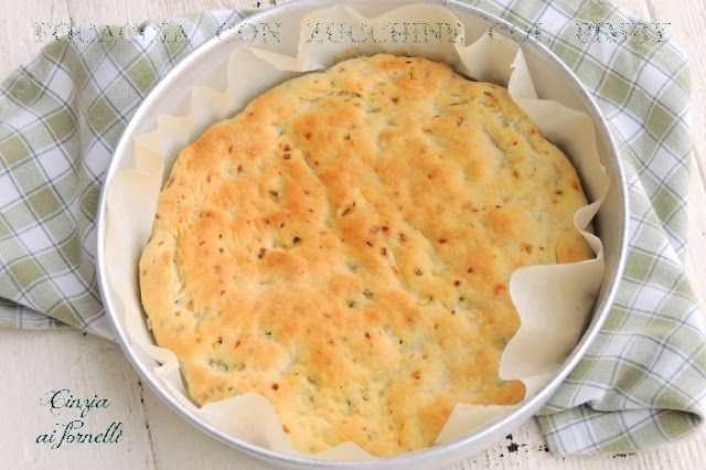 focaccia con zucchine bimby