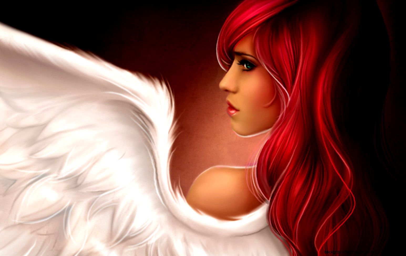 Dreamy Fantasy Angel Wings Burnt Artwork Wallp Wallpaper