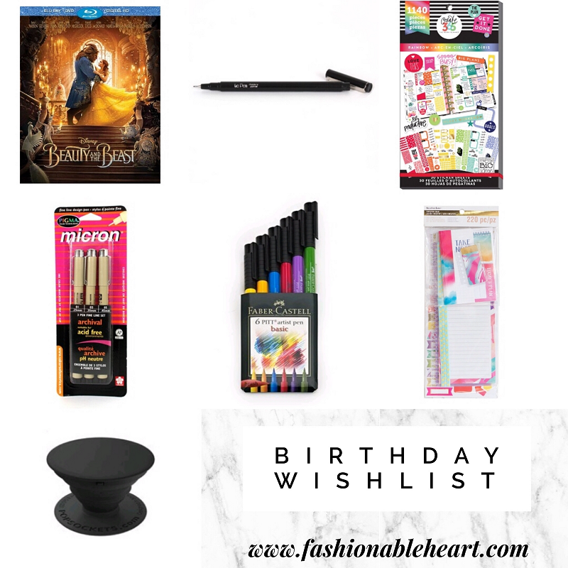 Fashionable Heart My Birthday Wishlist This Year And A Michaels