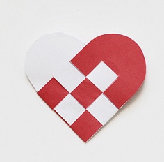 Corazón de papel para San Valentín en Recicla Inventa