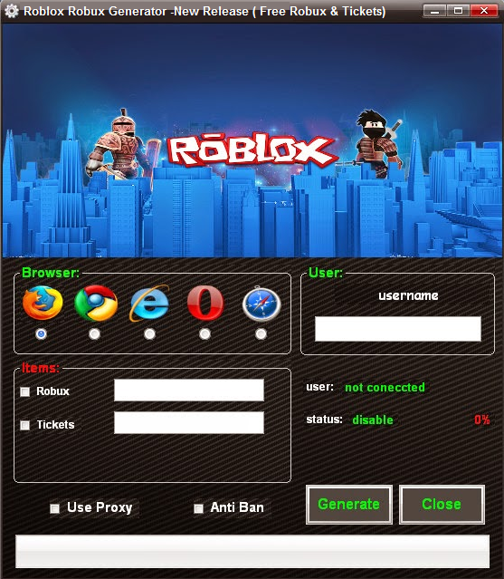 roblox robux generator