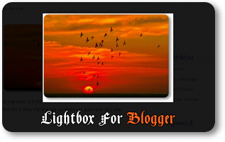 Changer le design du mode Lightbox des images sur Blogger