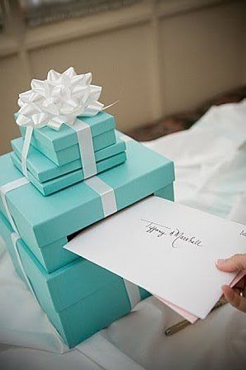 Tiffanys Wedding Card Box