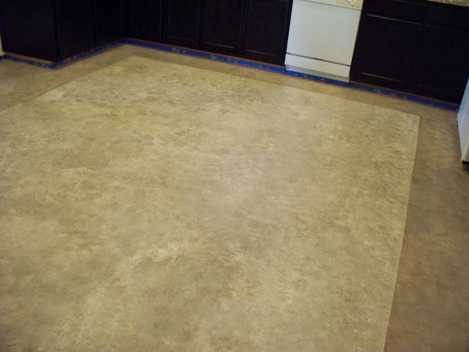 Victoria Larsen's Decorating with Class: How to Paint Your Linoleum