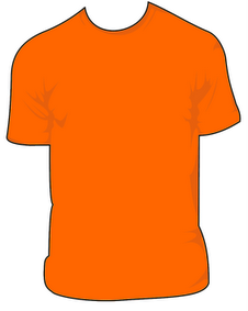 Kaos Polos Anak Baju Polos Anak Lengan Pendek Kaos Polos Orange