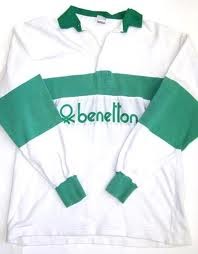 Fourth Grade Nothing: '80s Vintage Benetton Green & White Shirt