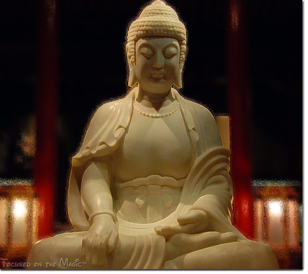 Buddha statue in Epcot's China Pavilion