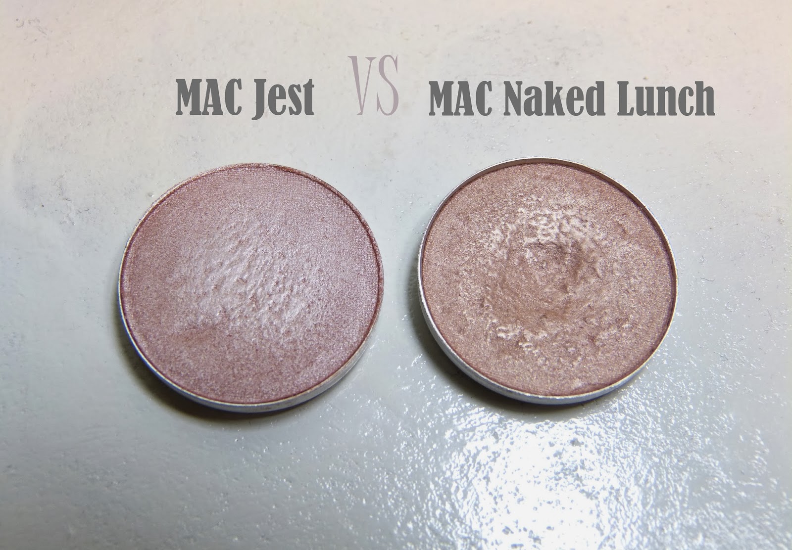 MAC Jest VS MAC Naked Lunch.