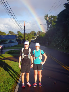 The Trail Effect Blog - Beautiful rainbows while running up Haleakala