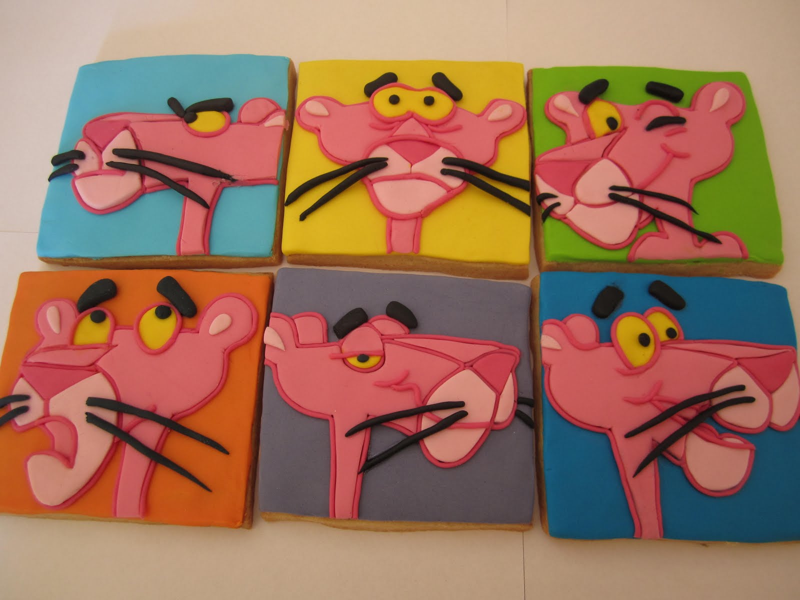Atrapazucar: Galletas la pantera rosa