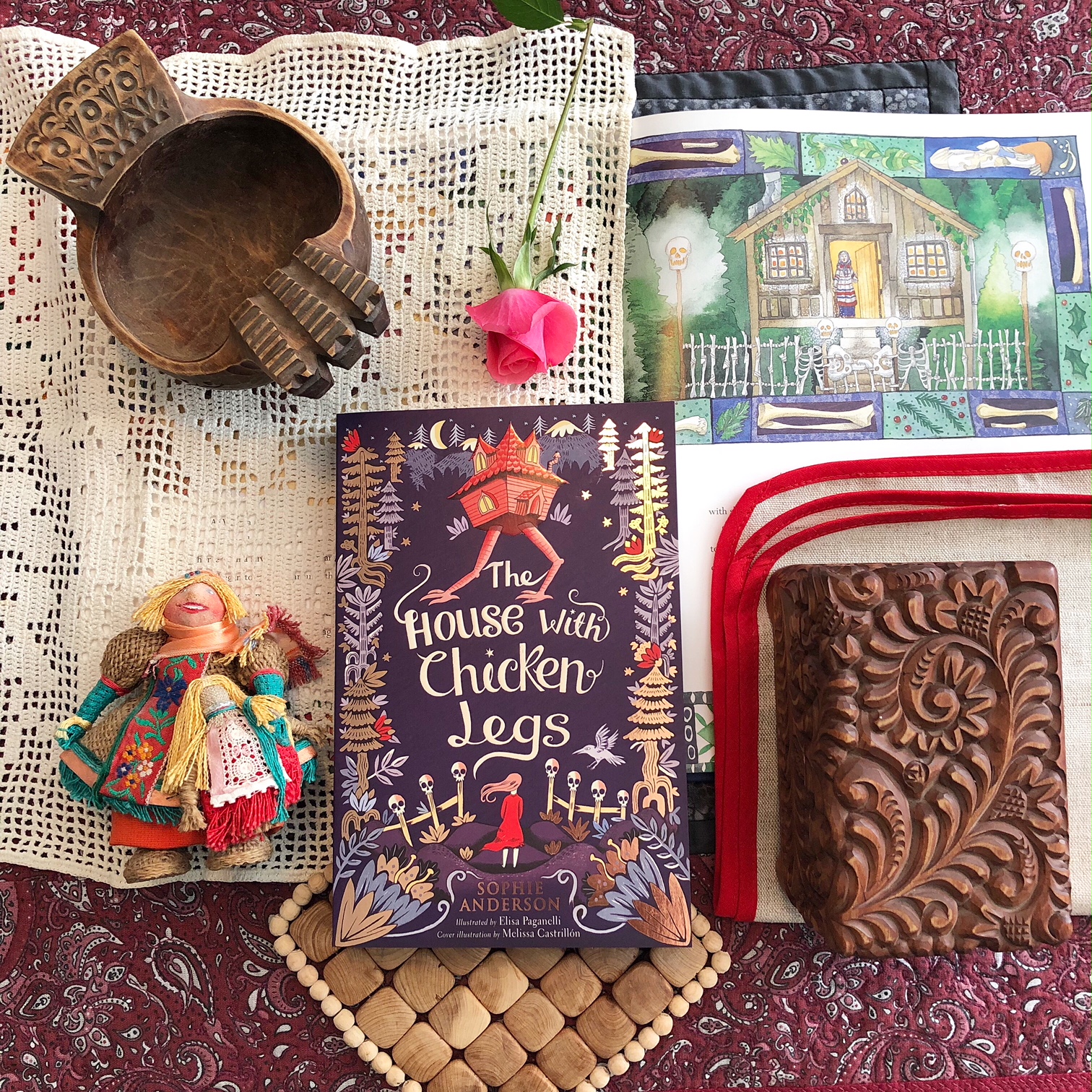 Chez Maximka The house with chicken legs by Sophie Anderson