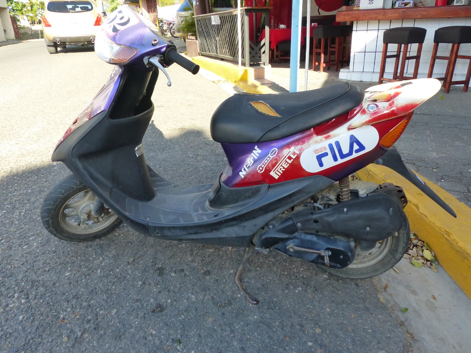 OldMotoDude Honda ZX Scooter spotted on Dominican Republic trip