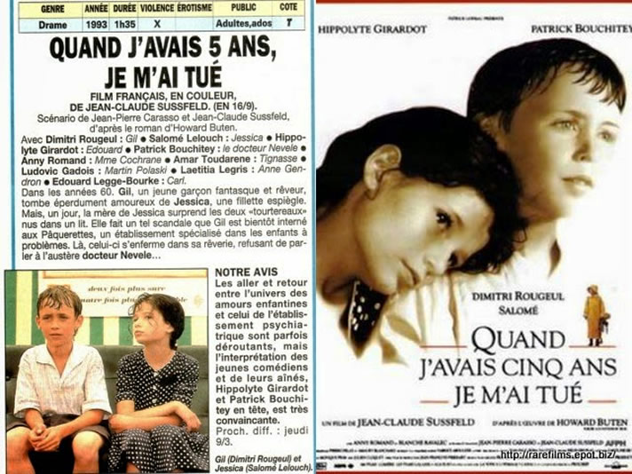 Quand J'avais 5 Ans Je M'ai Tué CineMonsteR: Quand j'avais 5 ans je m'ai tué / When I Was 5, I Killed