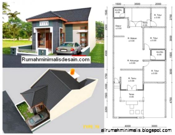 Gambar Rumah  Dan Denah  Rumah  Minimalis  Design Rumah  