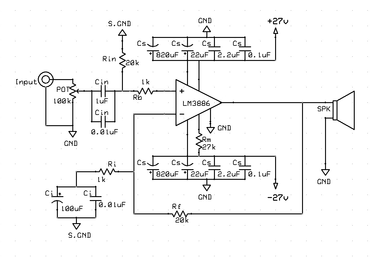 VC's Junk: Gainclone LM3886 ver.2
