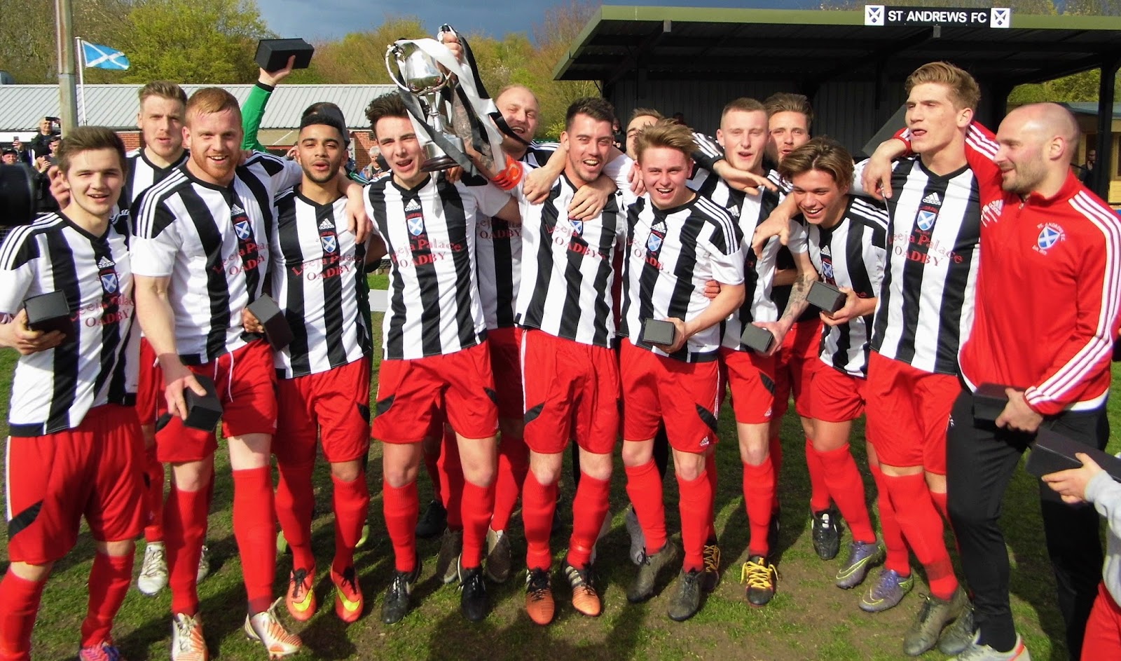 We all stand together ST ANDREWS ALL 'HART' AS THEY HIT ARNOLD FOR 8