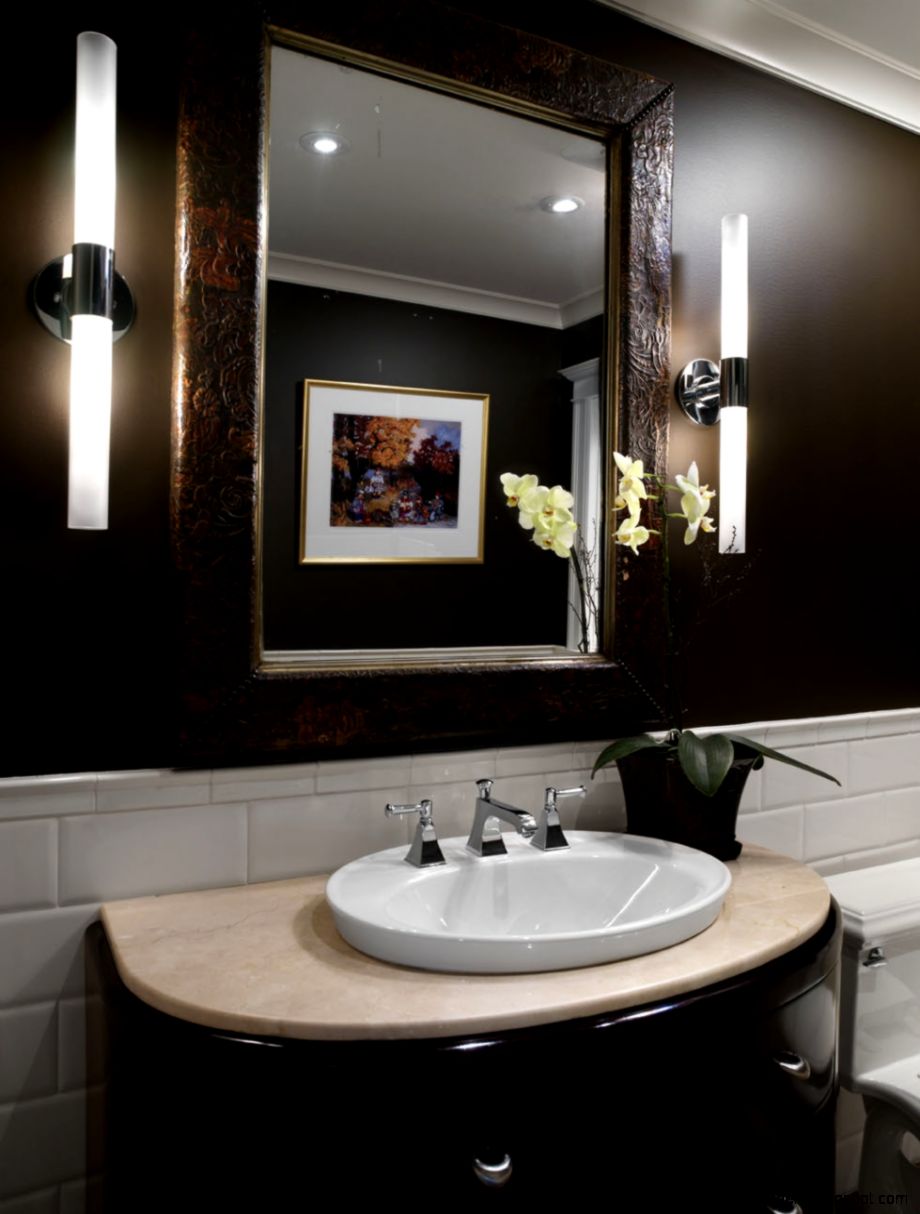 decorating a powder room  Artworks on the Square