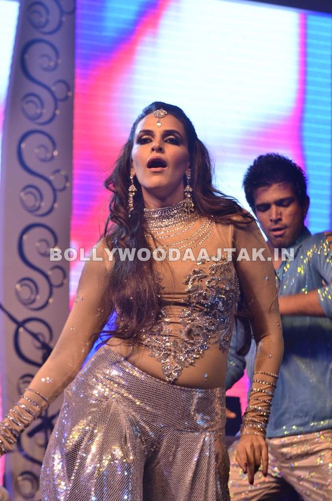 Neha Dhupia1 - Neha Dhupia New year Performance at Sahara Star