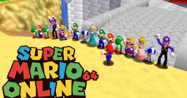 O ousado Mario 64 gratuito Online para 24 jogadores
