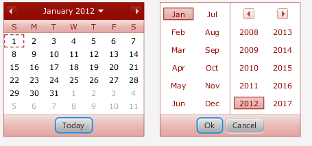 Experiments with Java: Calendar Control in JavaFX 2.0